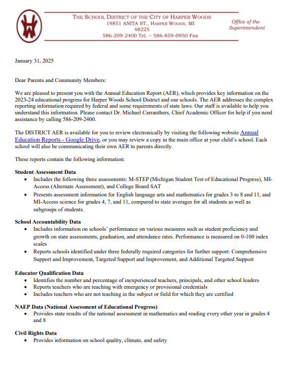 district aer 2025