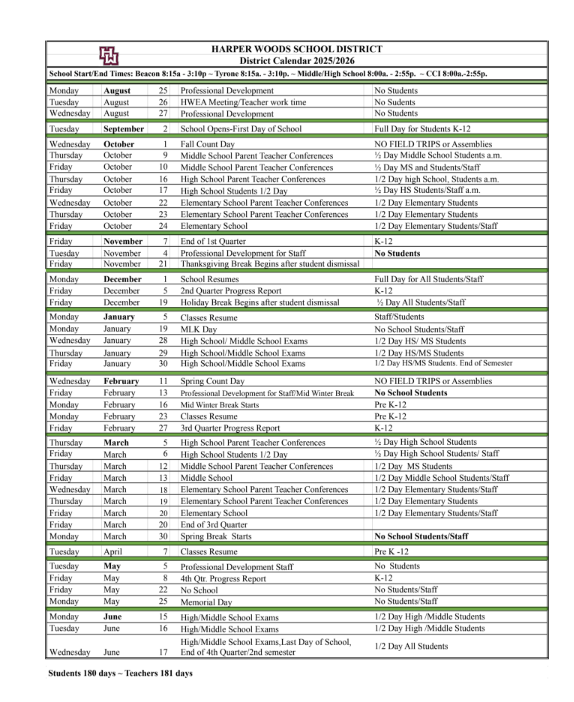 calendar