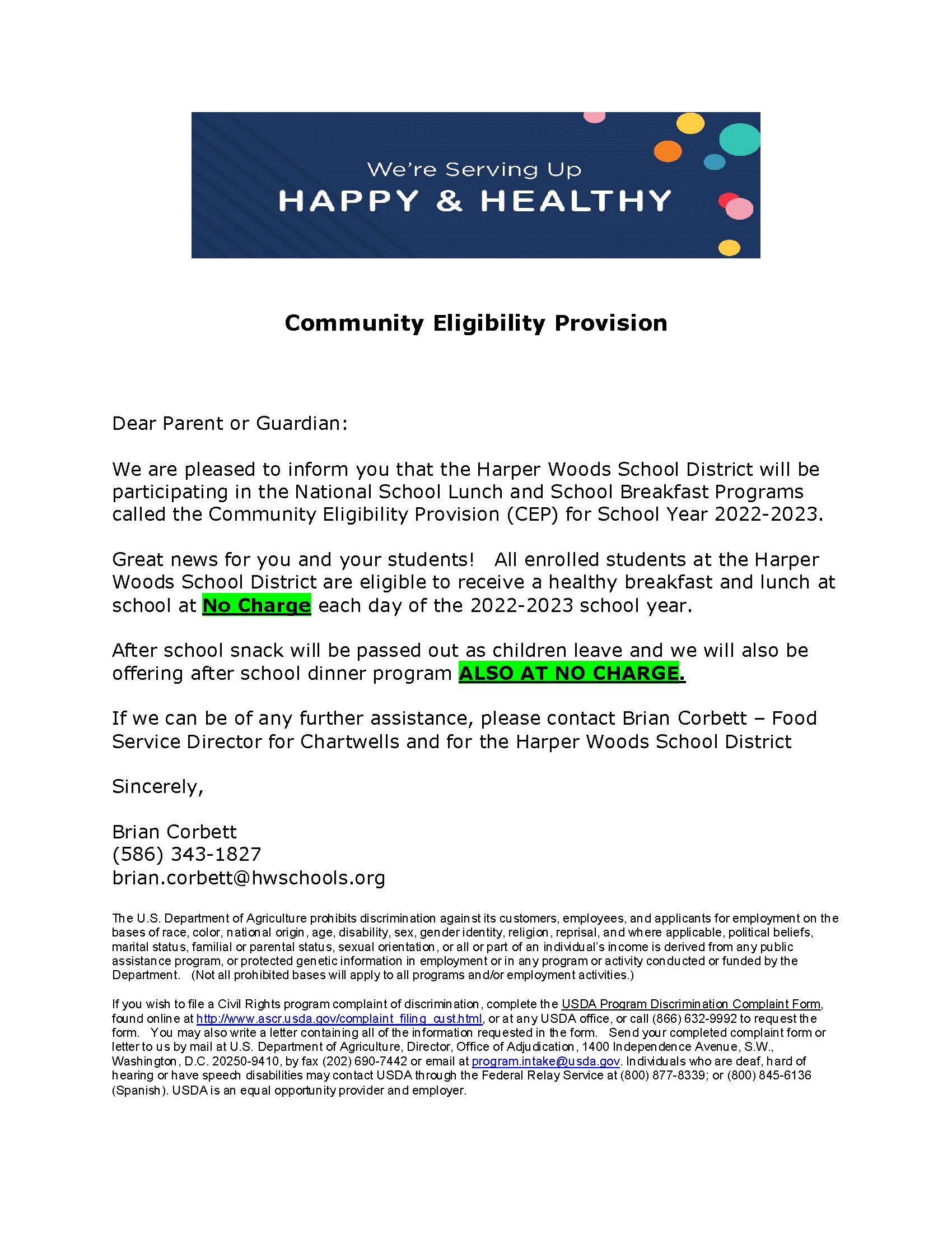 Community Eligibility Provision Document