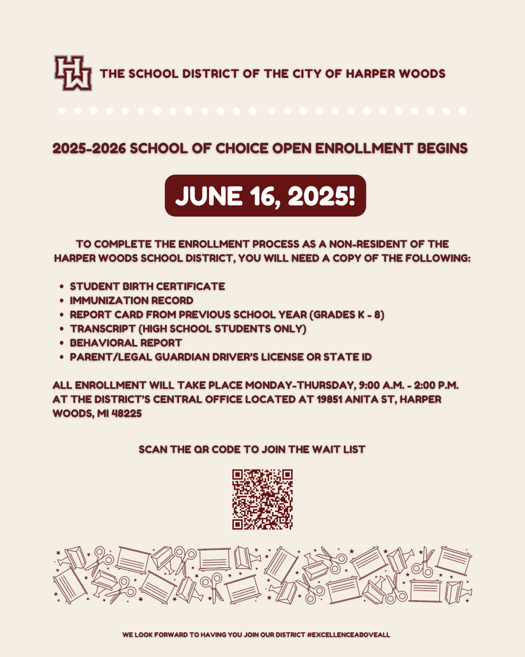 ENROLL WAITING LIST